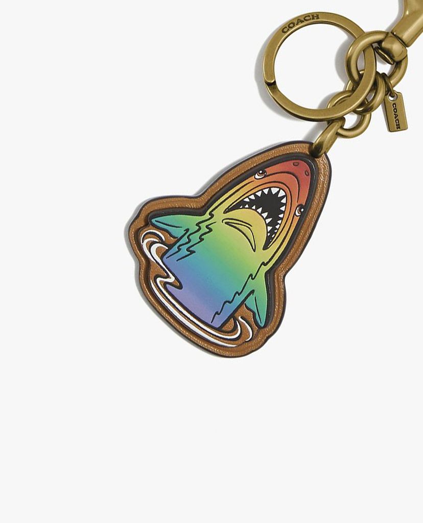 COACH - Thẻ treo hình cá mập Rainbow Sharky