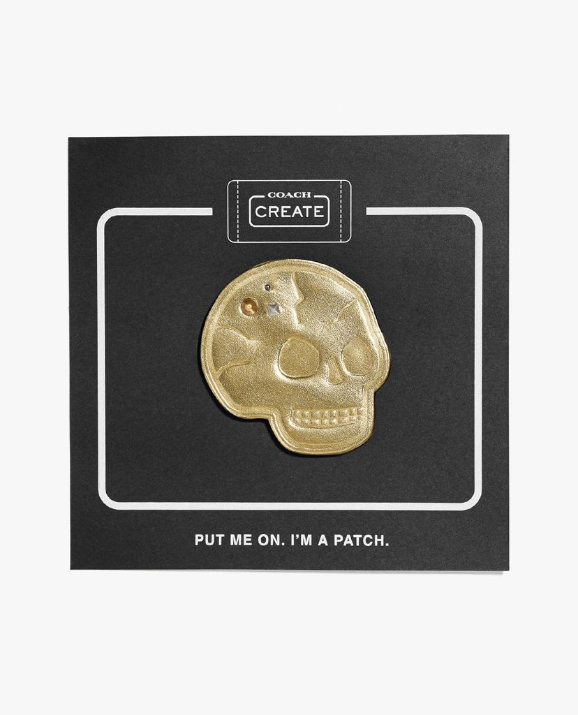 COACH - Miếng dán giày hình đầu lâu Skull