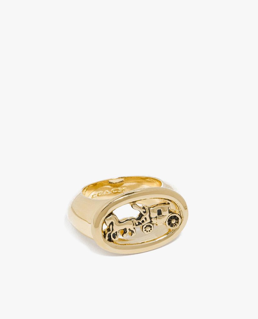 COACH - Nhẫn nữ Horse And Carriage Oval