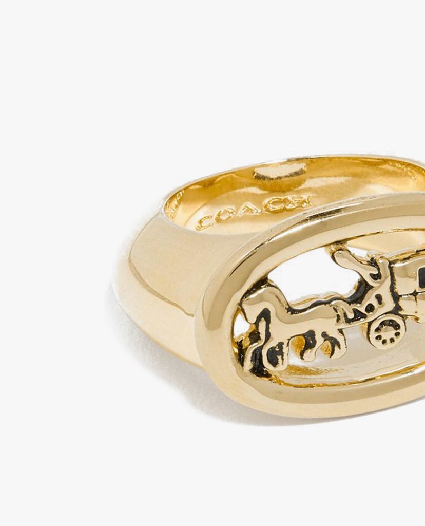 COACH - Nhẫn nữ Horse And Carriage Oval