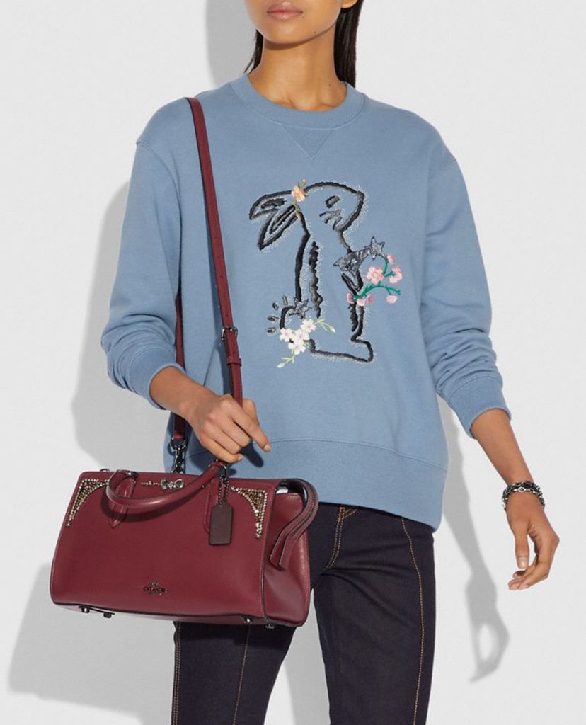 COACH - Túi xách tay nữ Crystal Embellished Selena