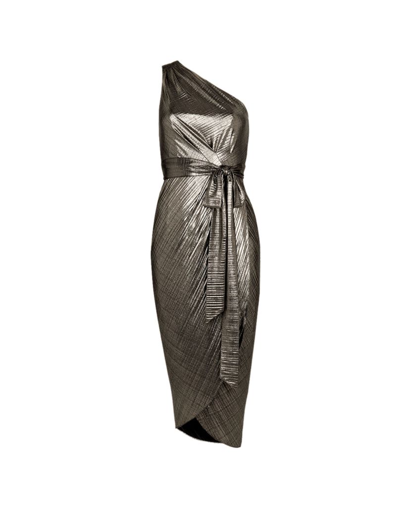 TED BAKER - Đầm midi lệch vai Gabria