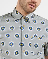 TED BAKER - Áo sơ mi nam tay ngắn Talant