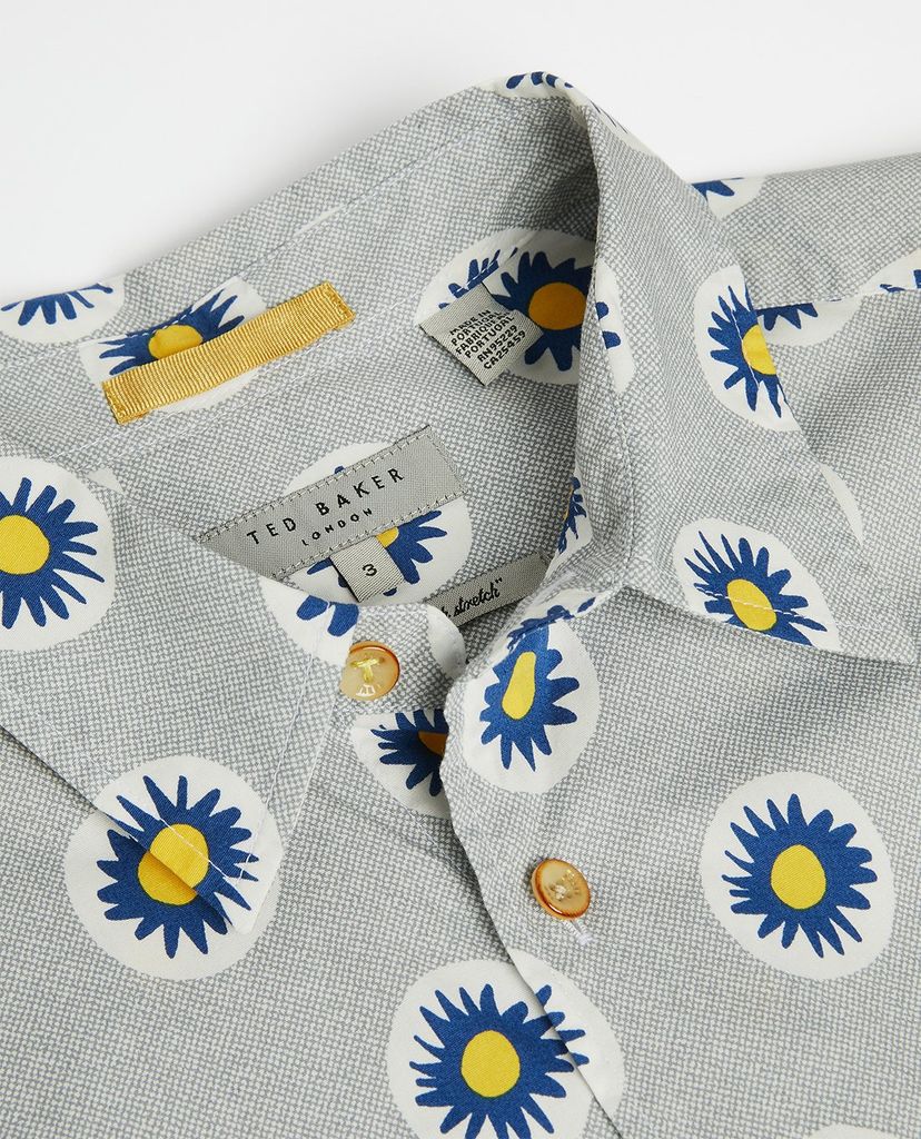TED BAKER - Áo sơ mi nam tay ngắn Talant