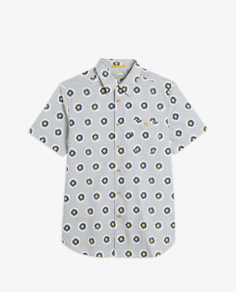 TED BAKER - Áo sơ mi nam tay ngắn Talant