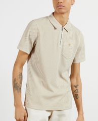 TED BAKER - Áo polo nam tay ngắn phối zip Ramzip