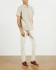 TED BAKER - Áo polo nam tay ngắn phối zip Ramzip