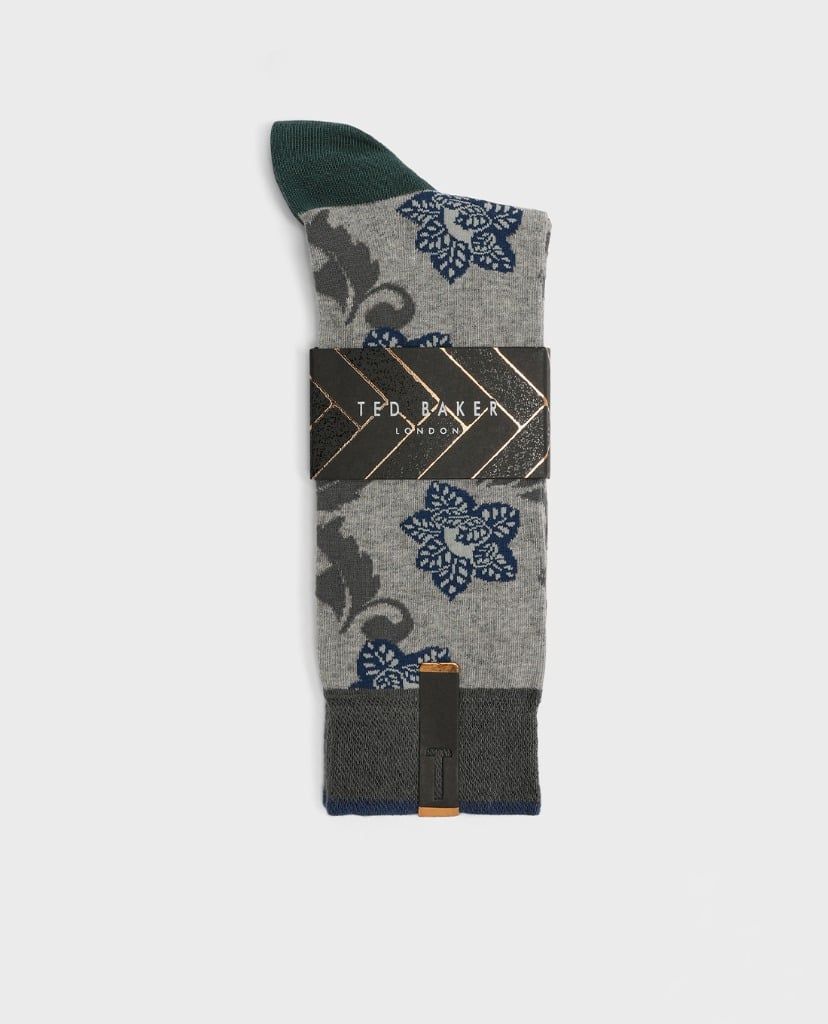 TED BAKER - Vớ nam cổ cao Finty Floral