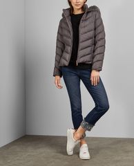 TED BAKER - Áo khoác phao nữ phối mũ Laiya