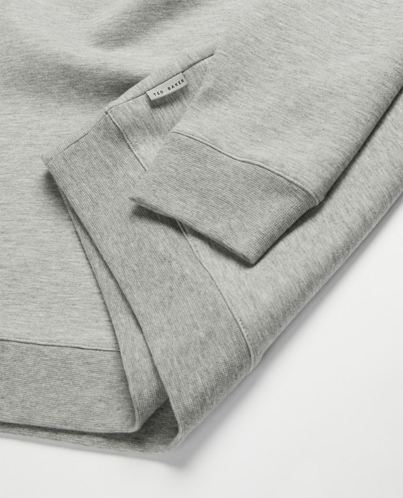 TED BAKER - Áo len nam tay dài cổ trụ phối khóa zip Ayfive