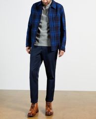 TED BAKER - Áo polo nam tay ngắn khóa zip Sello