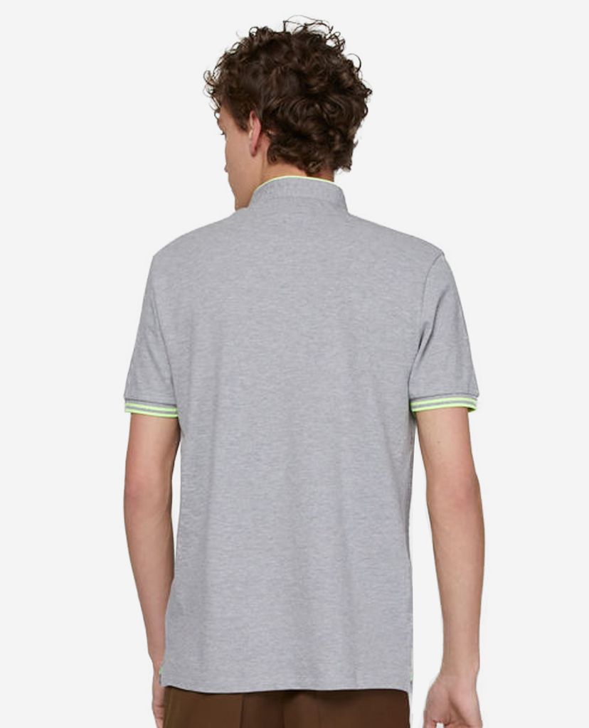THE KOOPLES - Áo polo nam Light Gray Cotton