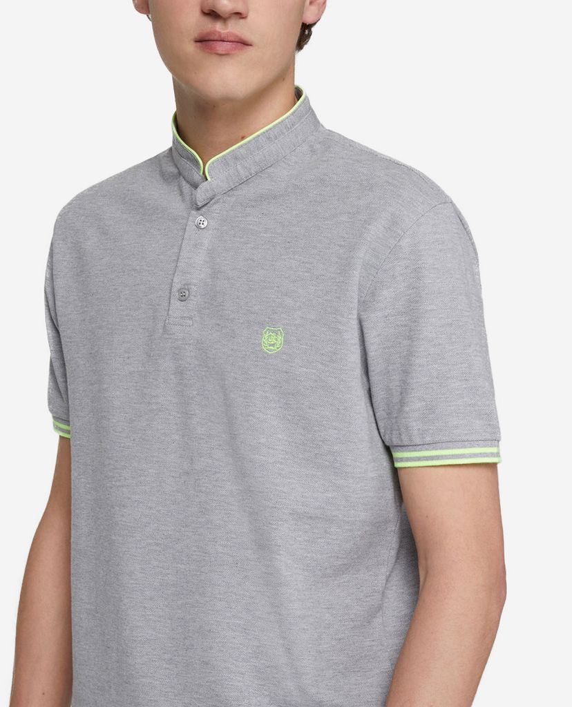 THE KOOPLES - Áo polo nam Light Gray Cotton