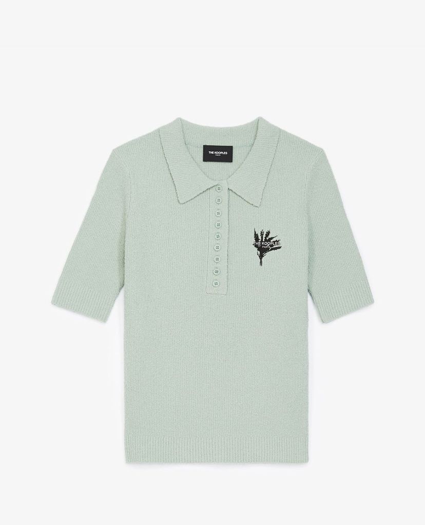THE KOOPLES - Áo thun polo nữ cổ bẻ Embroidery