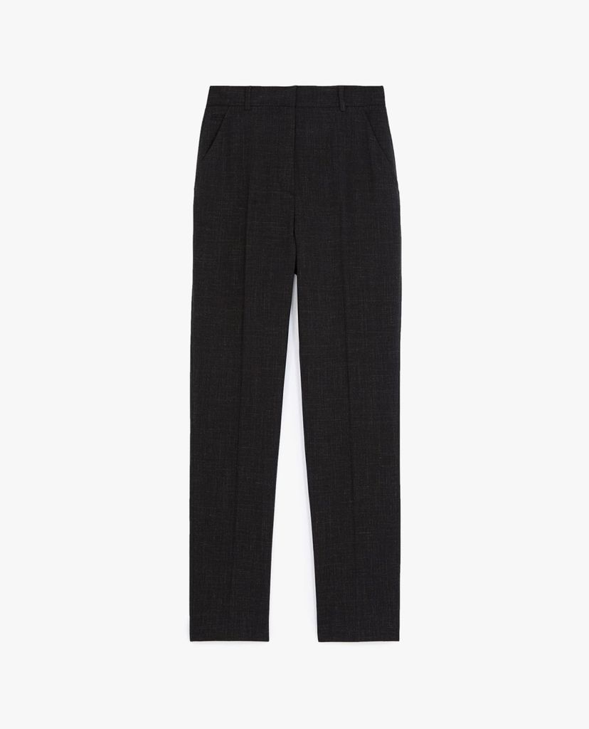 THE KOOPLES - Quần tây nữ lưng cao Creases