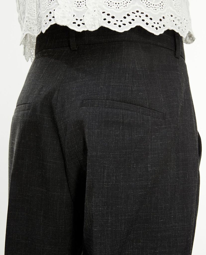 THE KOOPLES - Quần tây nữ lưng cao Creases