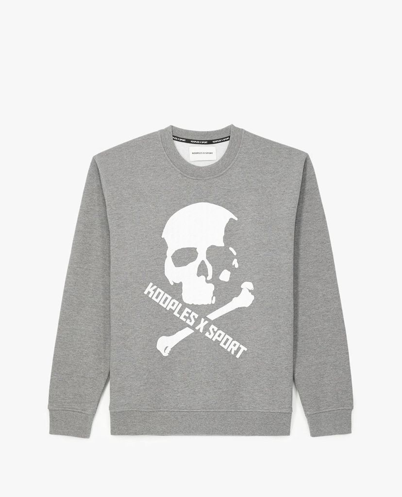 THE KOOPLES - Áo sweatshirt nam cổ tròn tay dài nam tính
