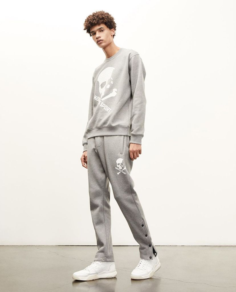 THE KOOPLES - Áo sweatshirt nam cổ tròn tay dài nam tính