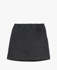 THE KOOPLES - Chân váy mini chữ A denim lưng thun thời trang
