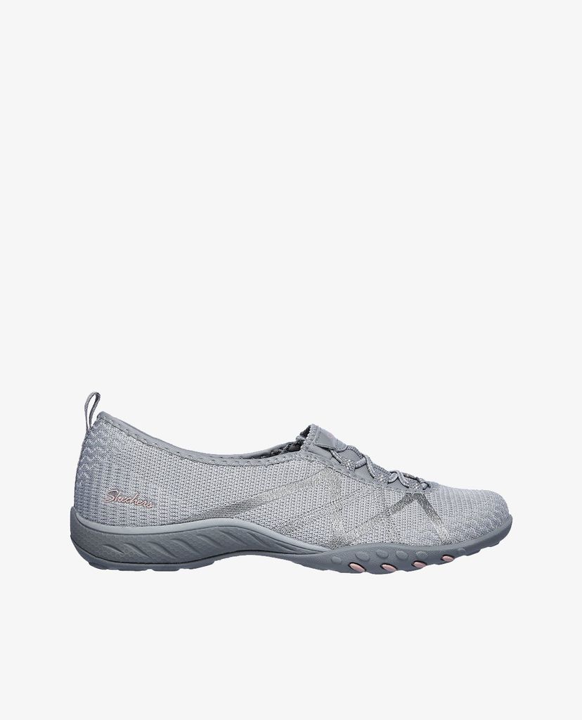 SKECHERS - Giày slip on nữ phối dây thắt Breathe Easy A Look