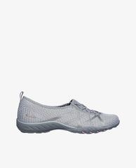 SKECHERS - Giày slip on nữ phối dây thắt Breathe Easy A Look