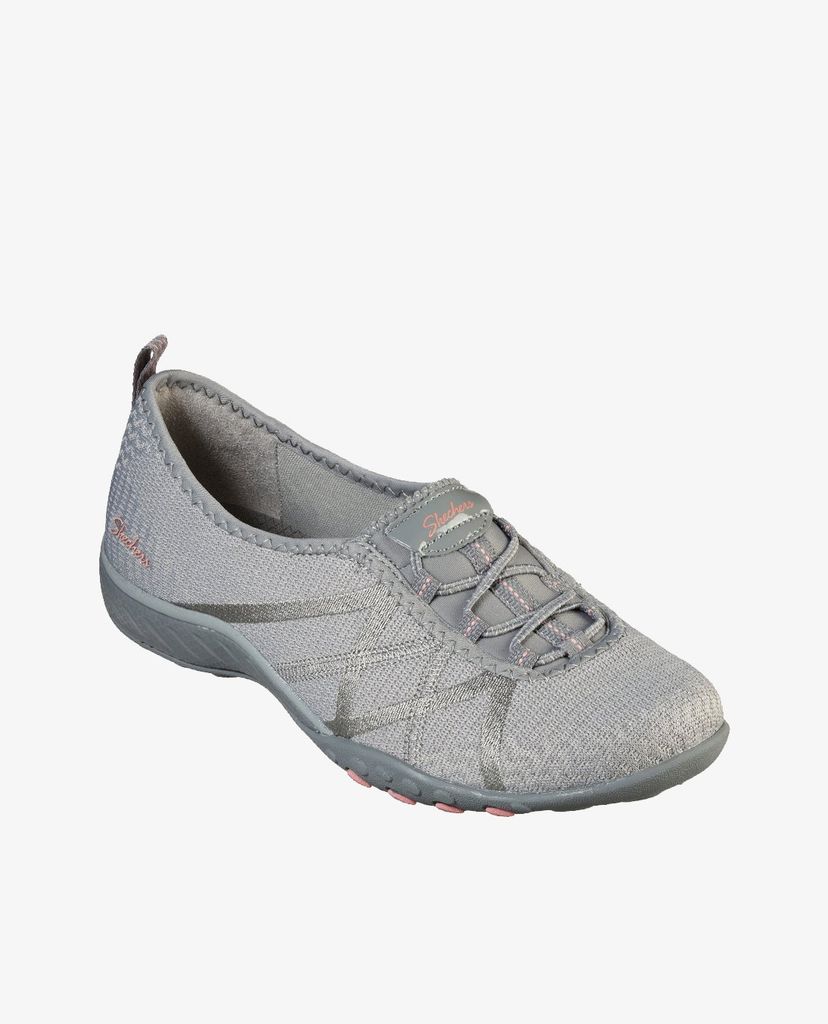 SKECHERS - Giày slip on nữ phối dây thắt Breathe Easy A Look