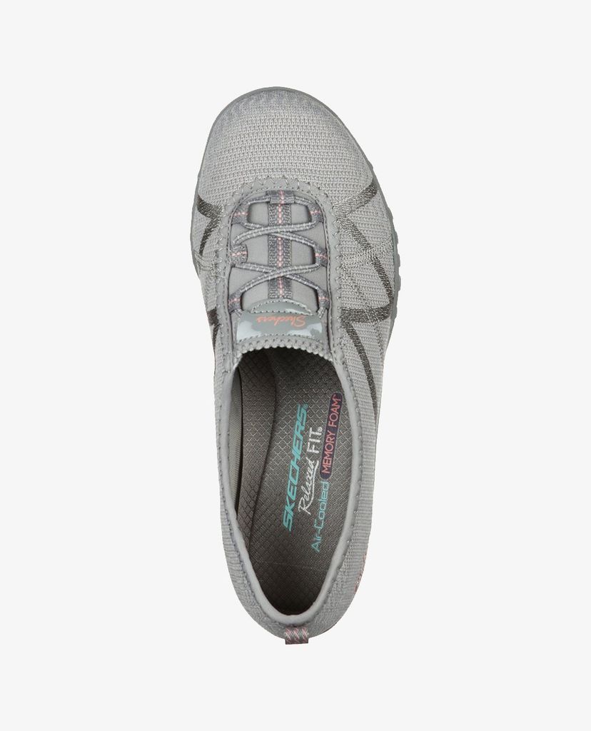 SKECHERS - Giày slip on nữ phối dây thắt Breathe Easy A Look