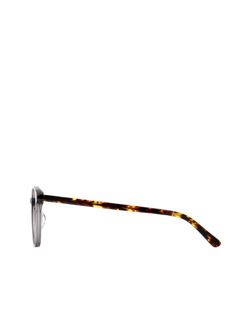 aojo - Gọng kính bo tròn cao cấp Black Glasses