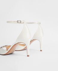 TED BAKER - Giày cao gót hở mũi đính đá Gleamy