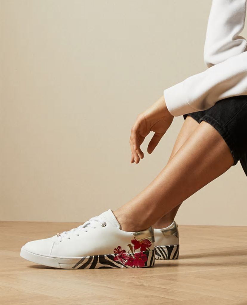 TED BAKER - Giày sneaker nữ họa tiết hoa Lennes