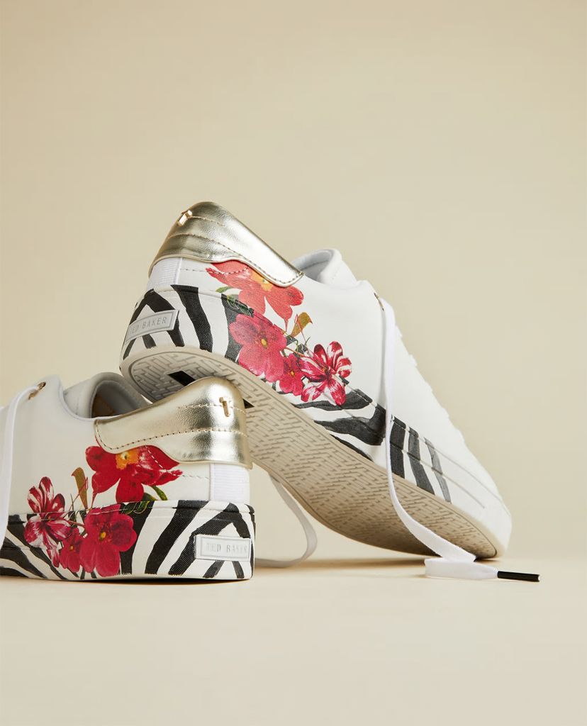 TED BAKER - Giày sneaker nữ họa tiết hoa Lennes