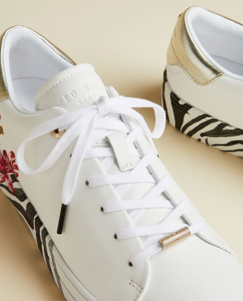 TED BAKER - Giày sneaker nữ họa tiết hoa Lennes