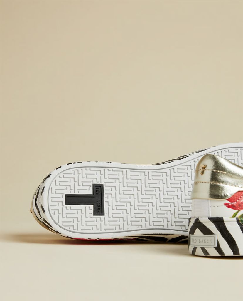 TED BAKER - Giày sneaker nữ họa tiết hoa Lennes