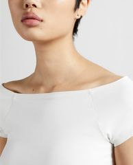 TED BAKER - Áo kiểu nữ bẹt vai phom ôm Indyaa