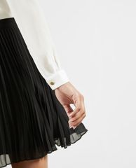 TED BAKER - Đầm mini tay dài xếp li Zazu