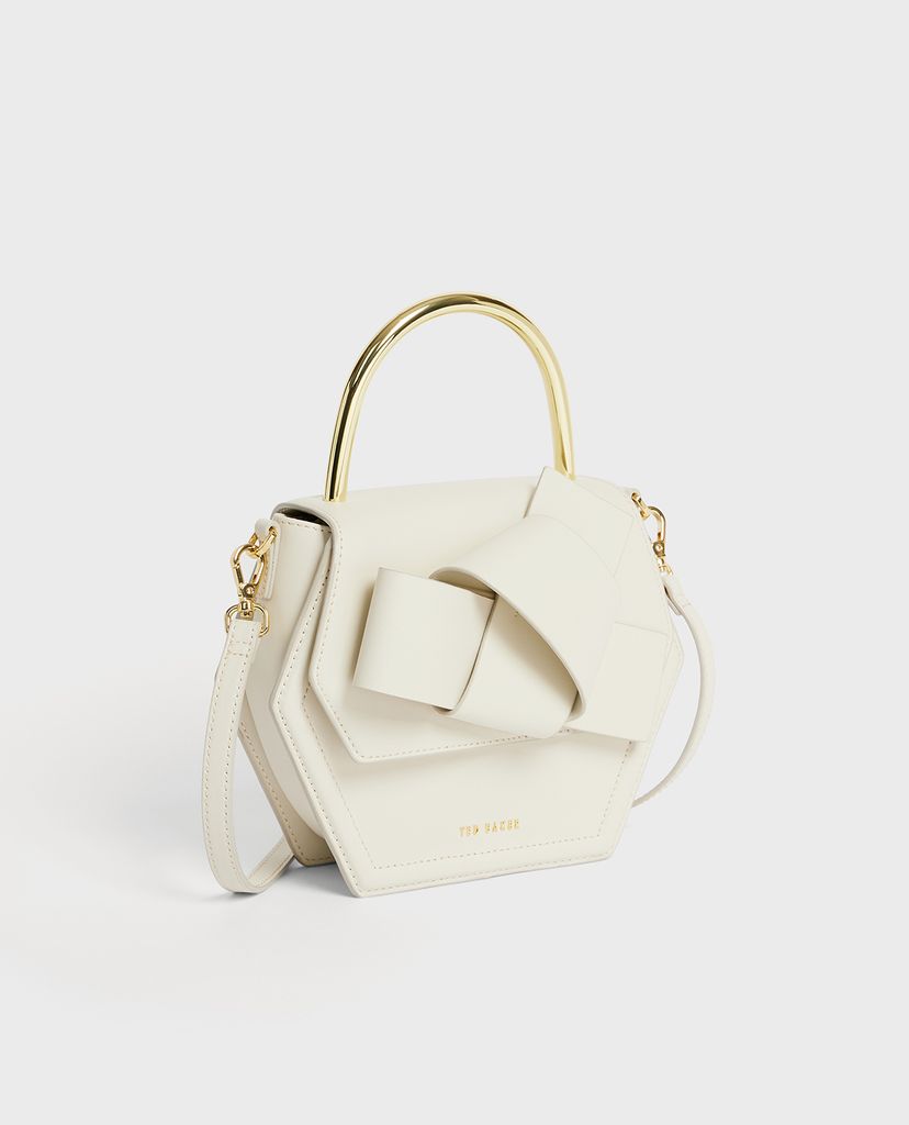 TED BAKER - Túi xách tay nữ hình đa giác Hexana