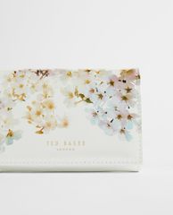 TED BAKER - Ví nữ dạng gập phối họa tiết hoa Jackiey