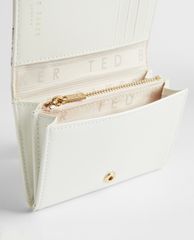TED BAKER - Ví nữ dạng gập phối họa tiết hoa Jackiey
