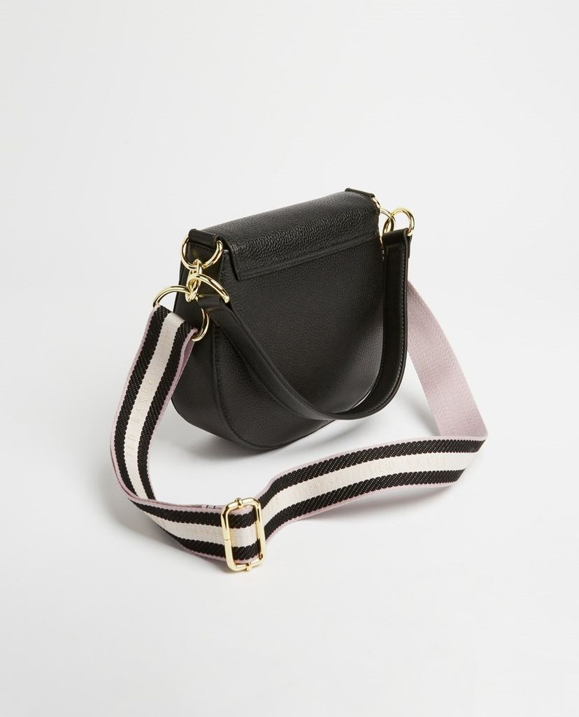 TED BAKER - Túi đeo vai tròn nắp gập Amali Leather Round Cross