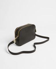 TED BAKER - Túi đeo vai tròn khóa zip Awerrah Leather Webbing Strap