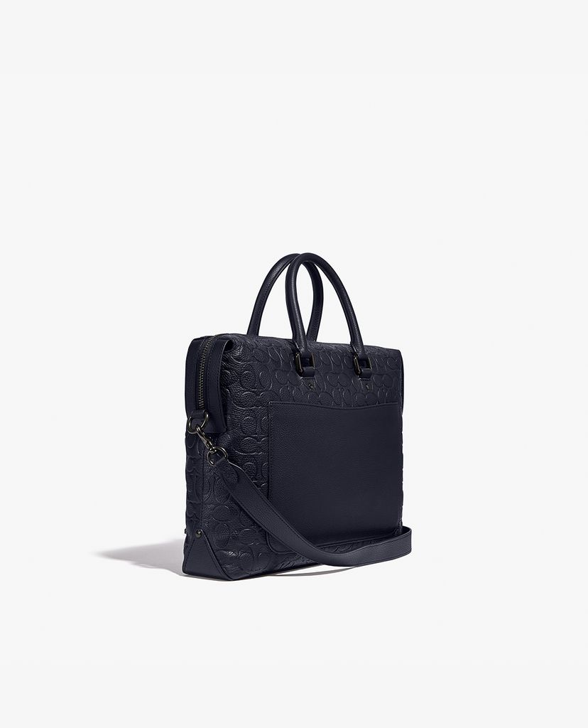 COACH - Cặp xách nam chữ nhật Gotham Signature Leather