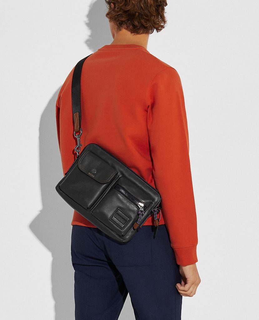 COACH - Túi đeo chéo nam chữ nhật Pacer Modular