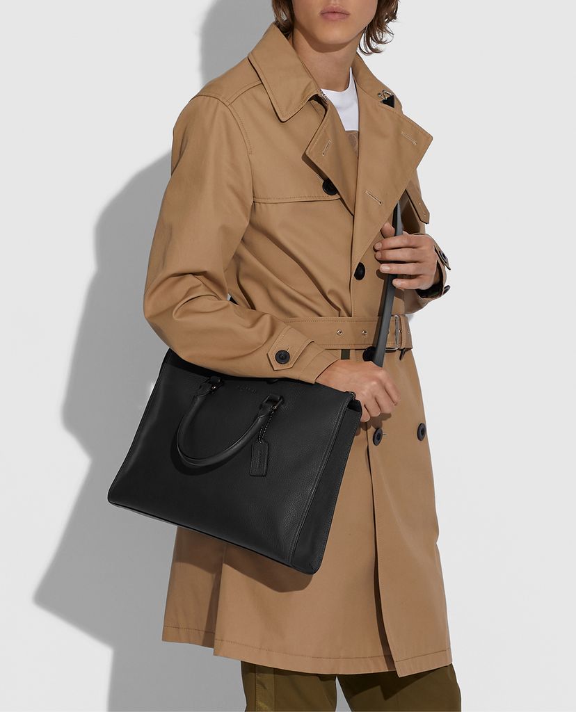 COACH - Cặp xách nam chữ nhật Gotham