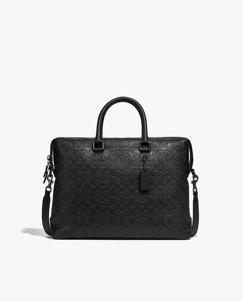 COACH - Cặp xách nam chữ nhật Gotham Signature Leather
