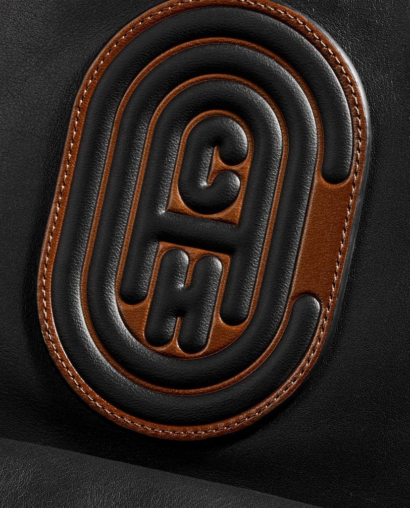 COACH - Balo nam chữ nhật họa tiết logo Academy