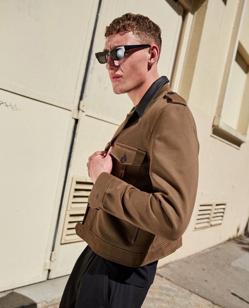 THE KOOPLES - Áo khoác kiểu nam Blouson Cotton