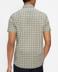 TED BAKER - Áo sơ mi nam tay ngắn phối họa tiết thời trang
