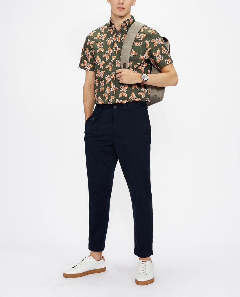 TED BAKER - Áo sơ mi nam tay ngắn Pokee