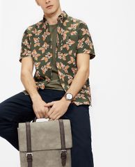 TED BAKER - Áo sơ mi nam tay ngắn Pokee