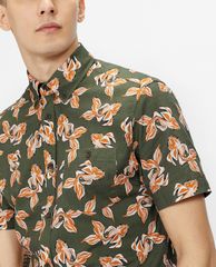 TED BAKER - Áo sơ mi nam tay ngắn Pokee